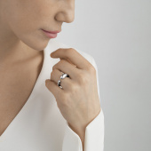 MERCY SMALL Ring Zilver