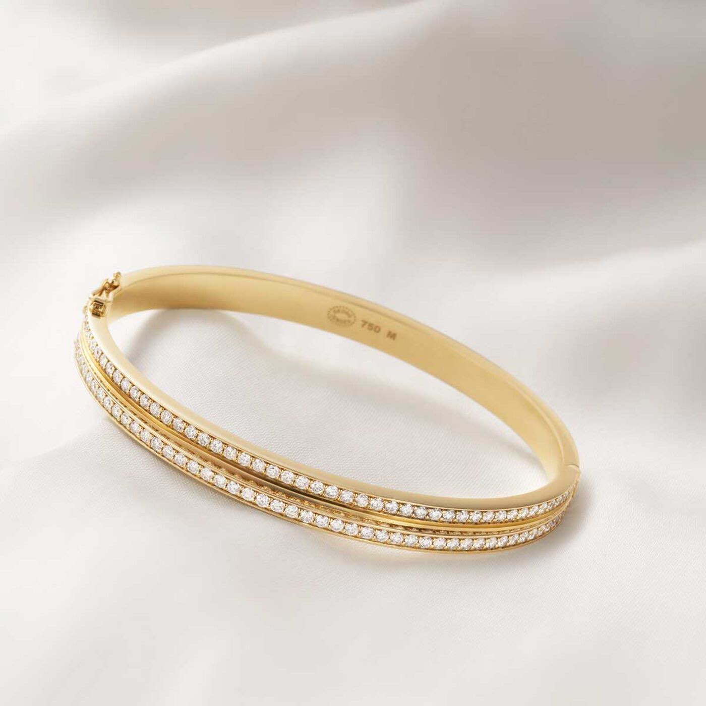 HALO BANGLE Armbanden Diamant PAVE 1.83 ct goud
