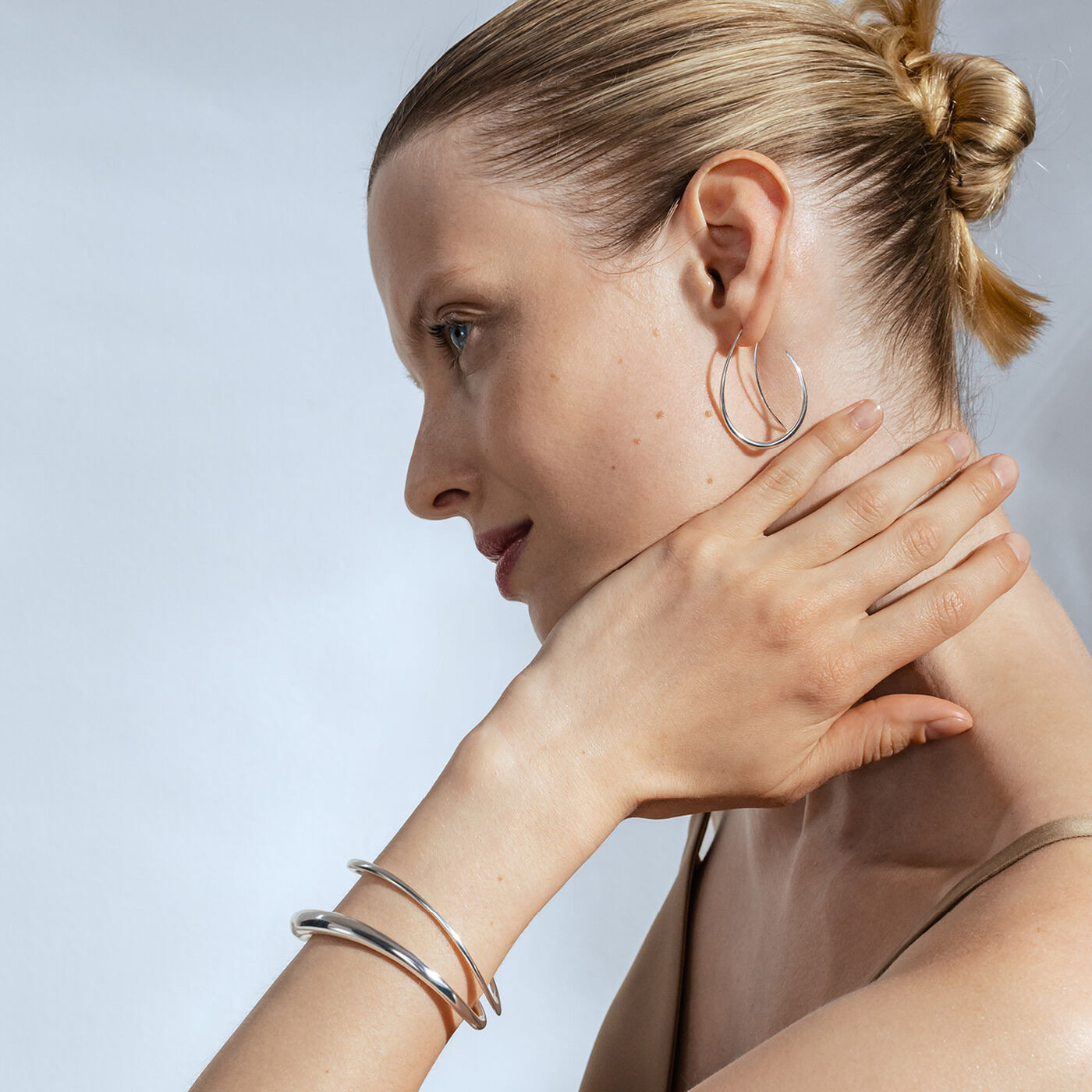 OFFSPRING OPEN BANGLE Armbanden Zilver