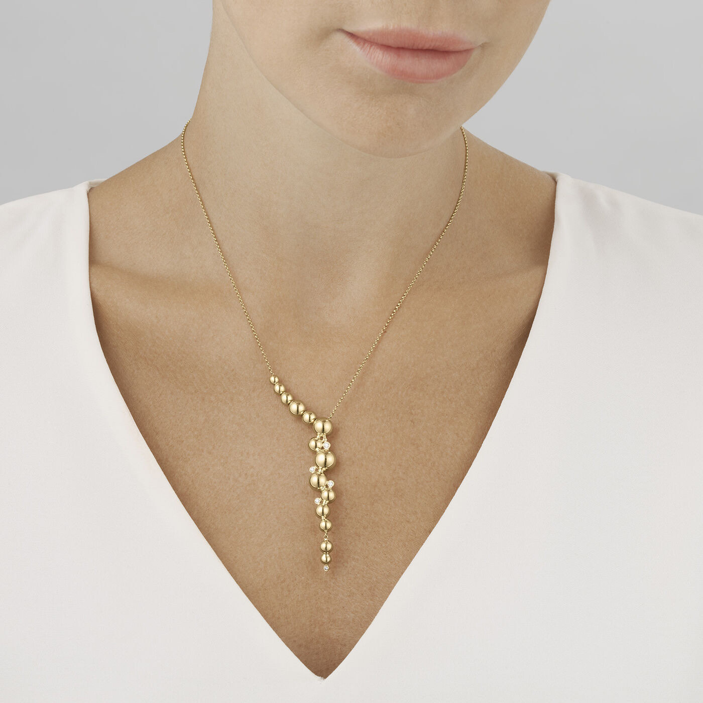 MOONLIGHT GRAPES Kettingen goud Diamant 0.12 ct