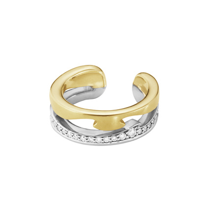 FUSION EAR CUFF PAVÉ 0.10ct (Goud/Witgoud)