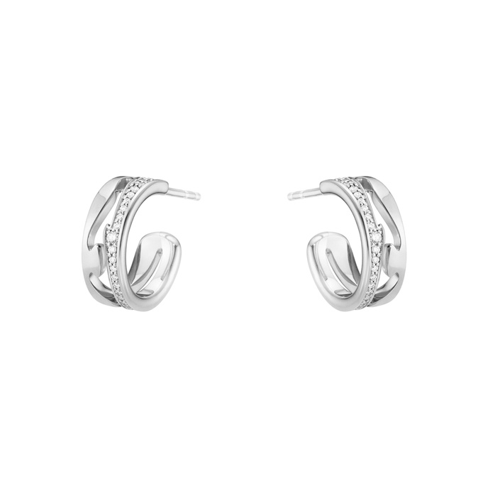 FUSION OPEN EARHOOP PAVÉ 0.19ct