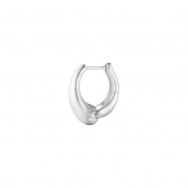 REFLECT SMALL Earring (1pcs) Zilver