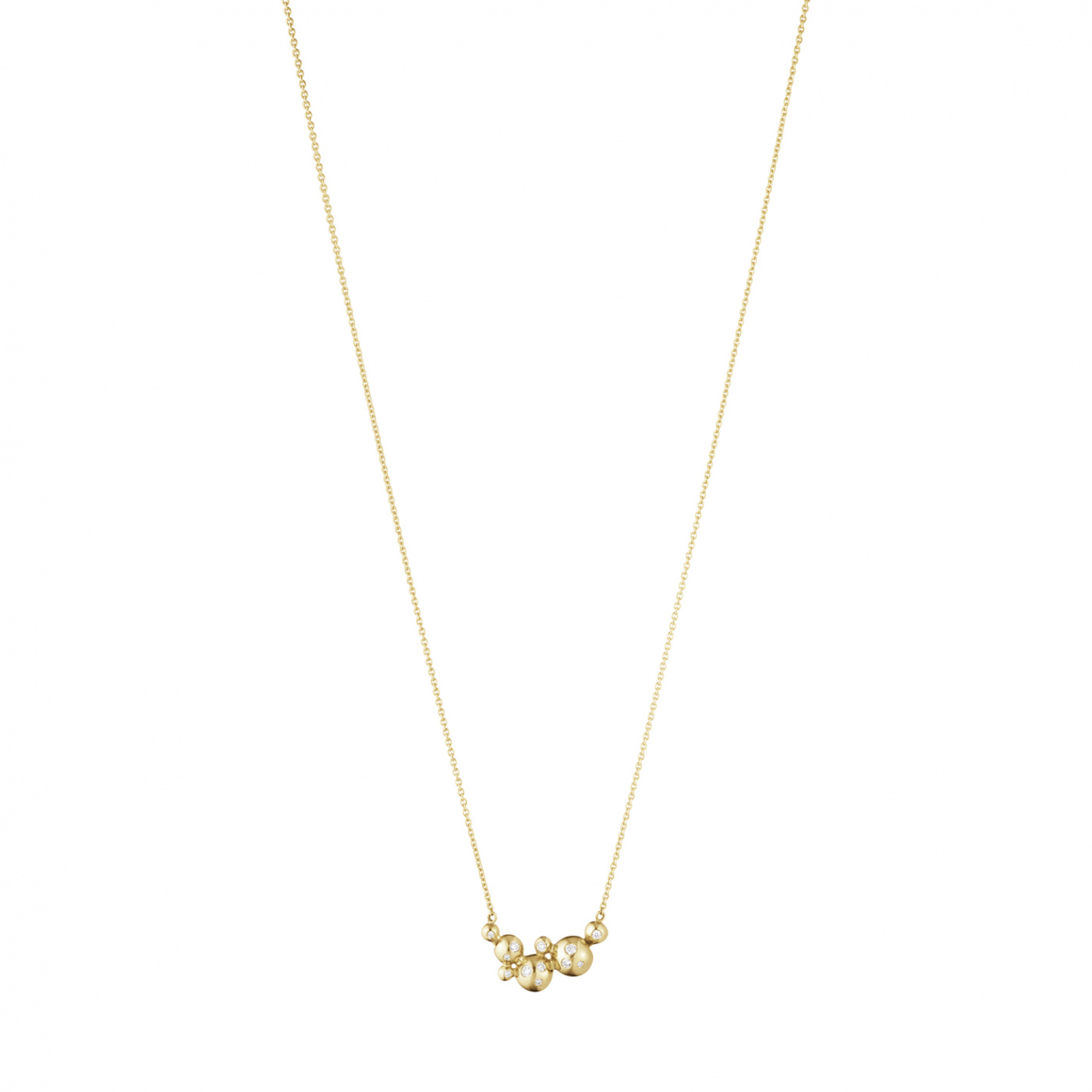 GRAPE PENDANT/Kettingen Goud DIAMOND 0.09 CT