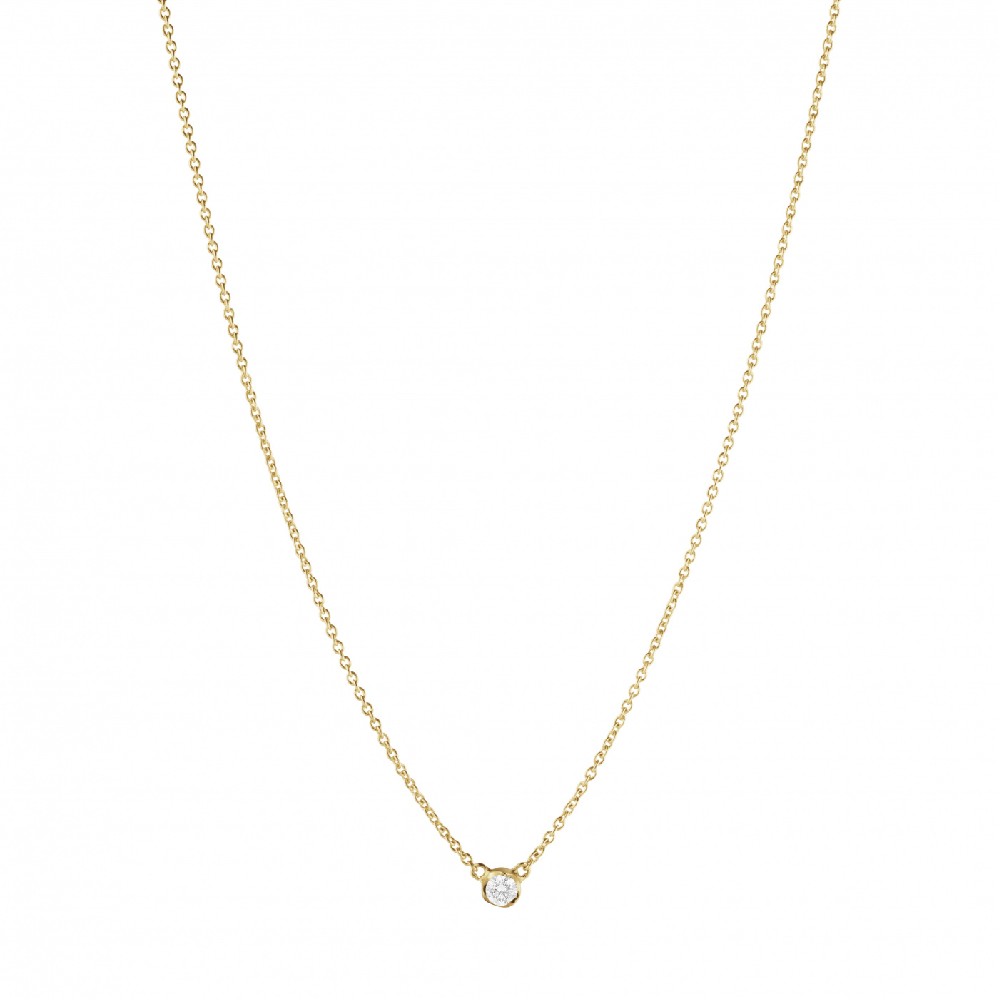 GJ SIGNATURE SOLITAIRE Pendant/Kettingen DIAMOND 0.05 CT