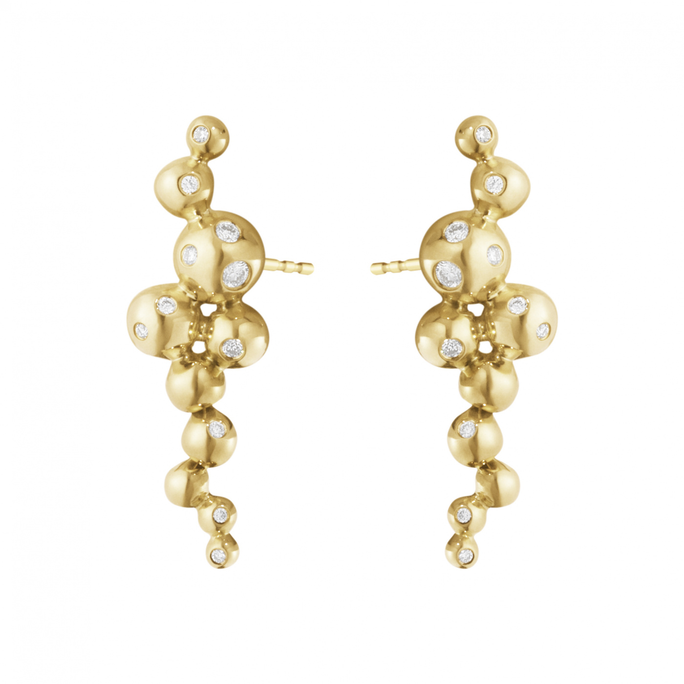 GRAPE SMALL Oorbel Goud 0.08 CT