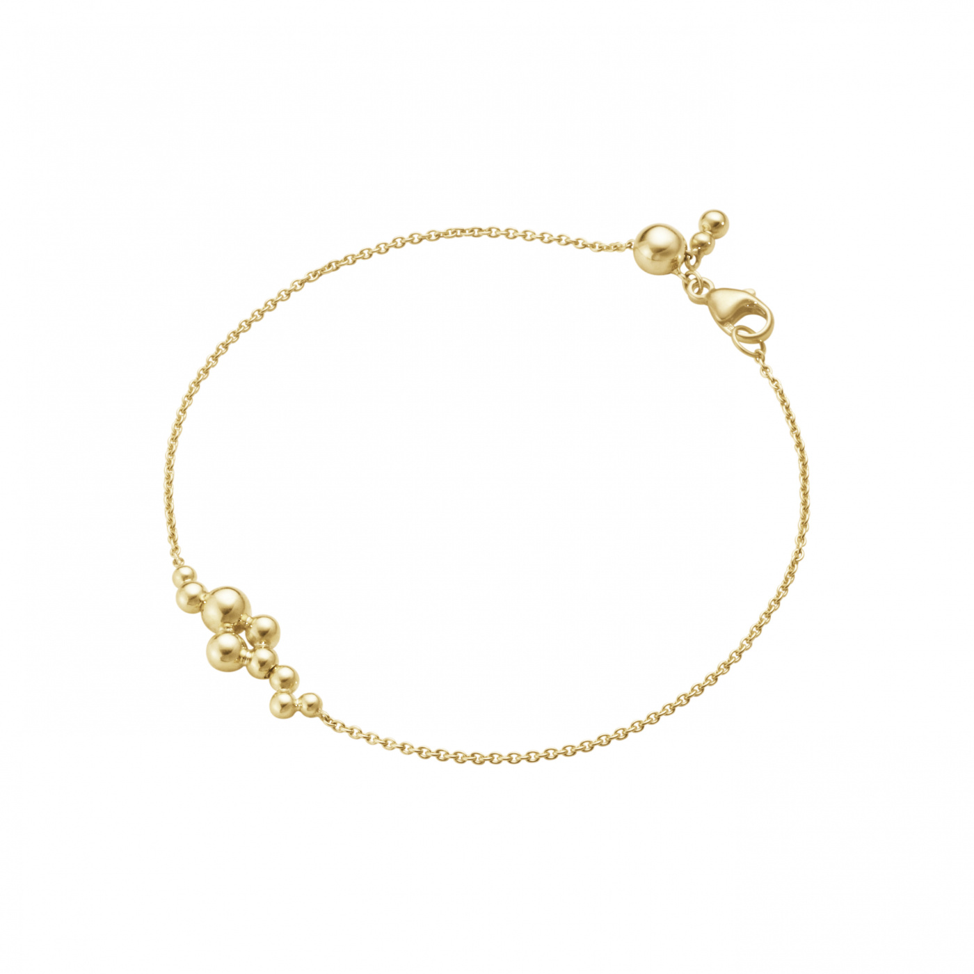 GRAPE CHAIN BRACELET Goud 18 CM