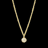 DAISY Pendant Gold-plated Silver diamonds 11 MM DAISY Pendant Gold-plated Silver diamonds 11 MM