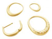Offspring Earrings Gold 0,08ct Offspring Earrings Gold 0,08ct