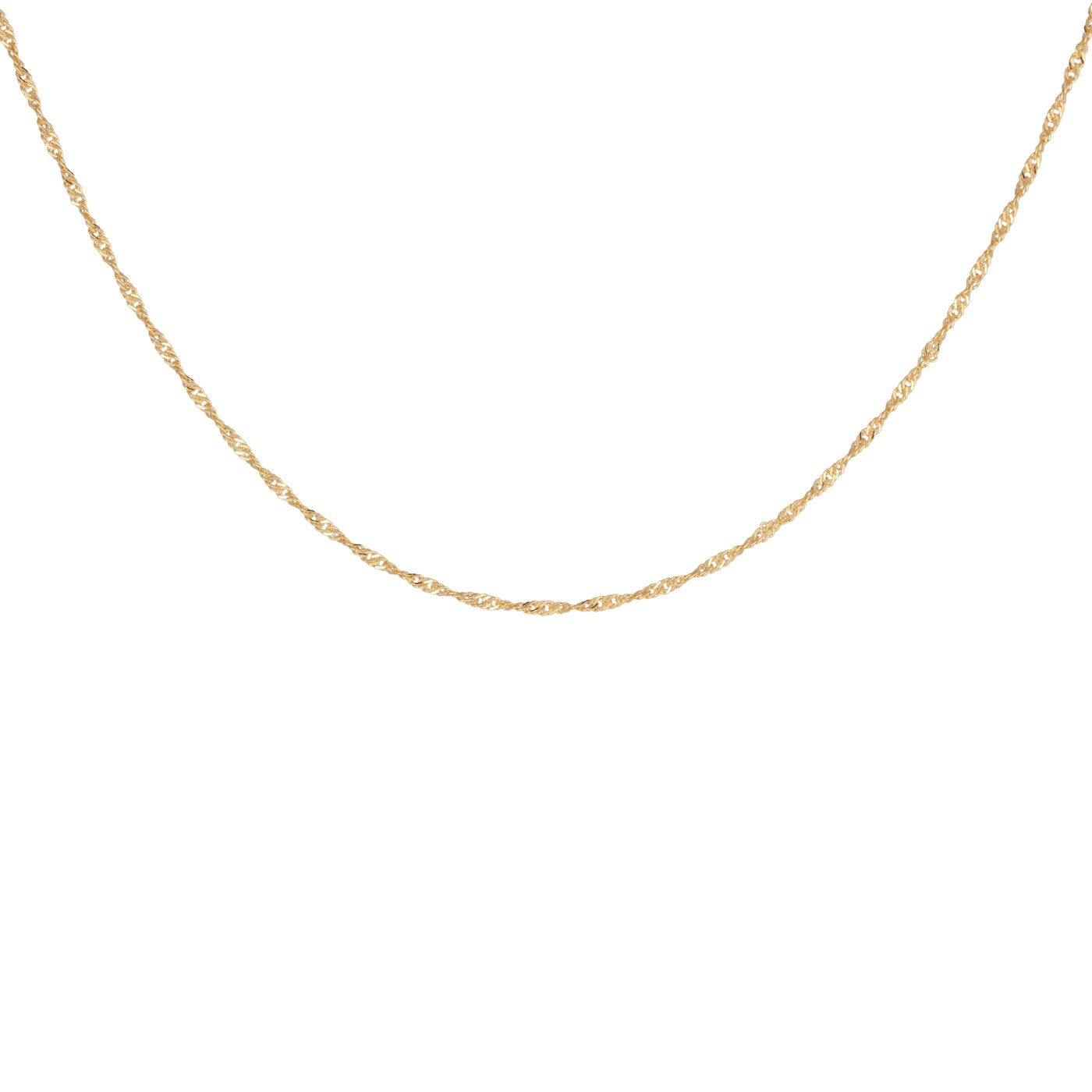 Letters singapore Kettingen goud 45-50 cm