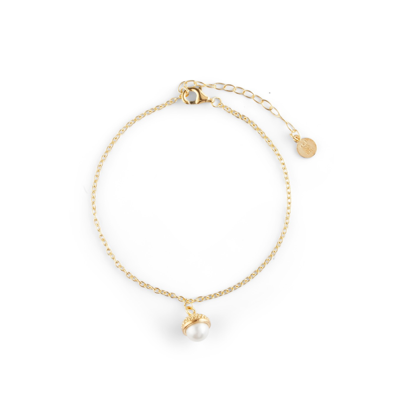 Pearl bubble brace Armbanden goud