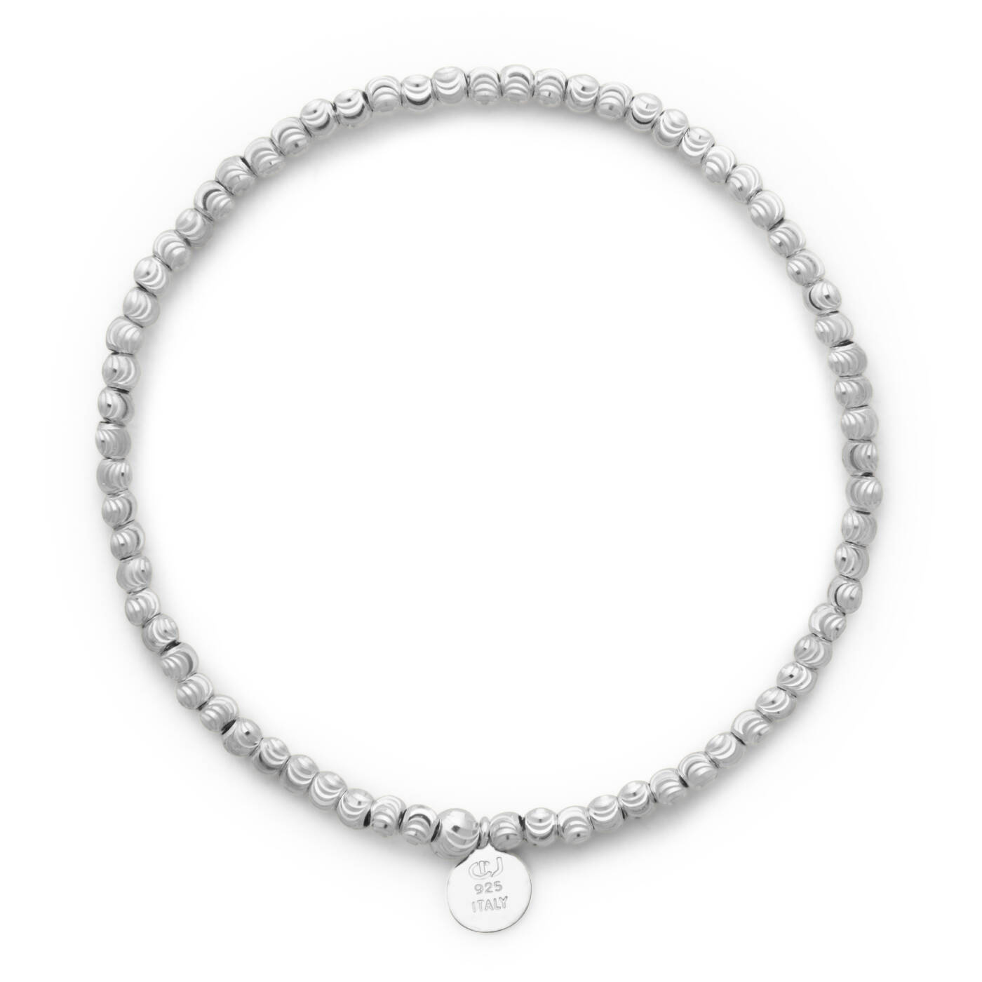 Cubic elastic brace Armbanden plain Zilver