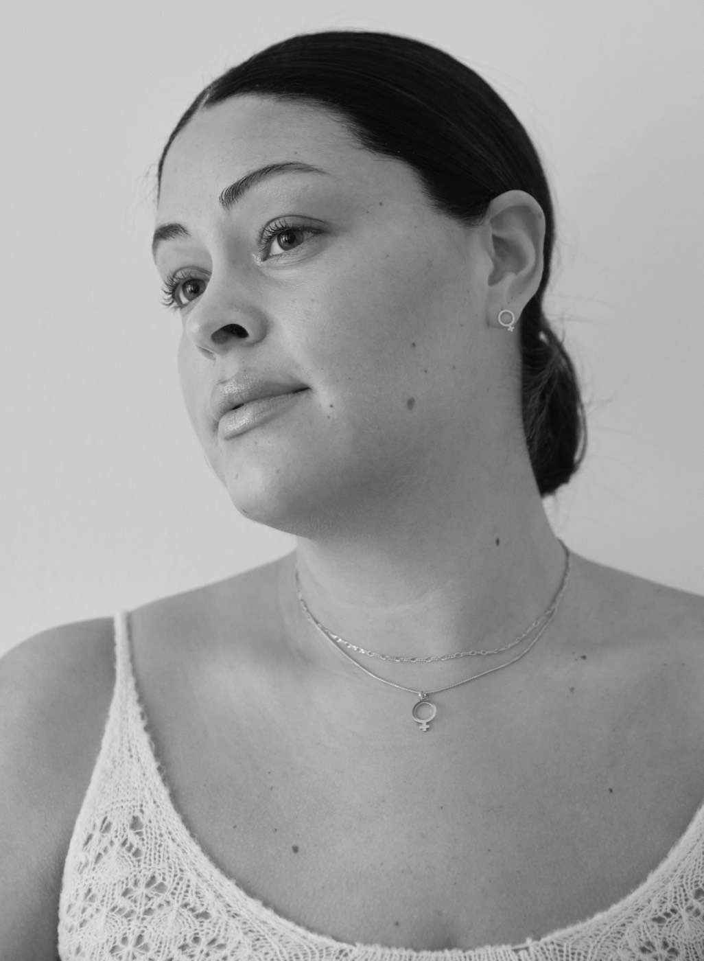 Figaro neck Zilver 40-45 cm