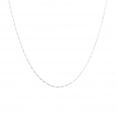 Figaro neck Zilver 60-65 cm