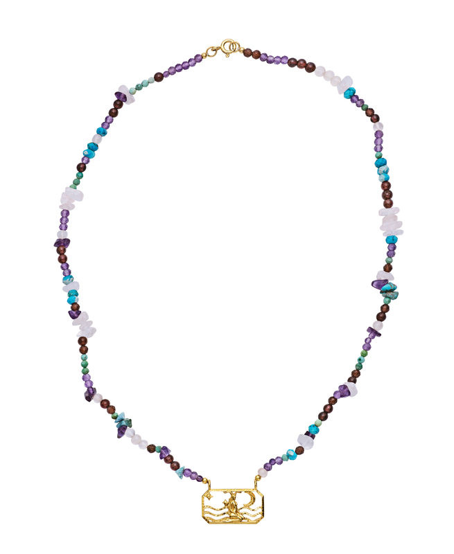 Zodiac Earth Capricorn Kettingen (Goud)