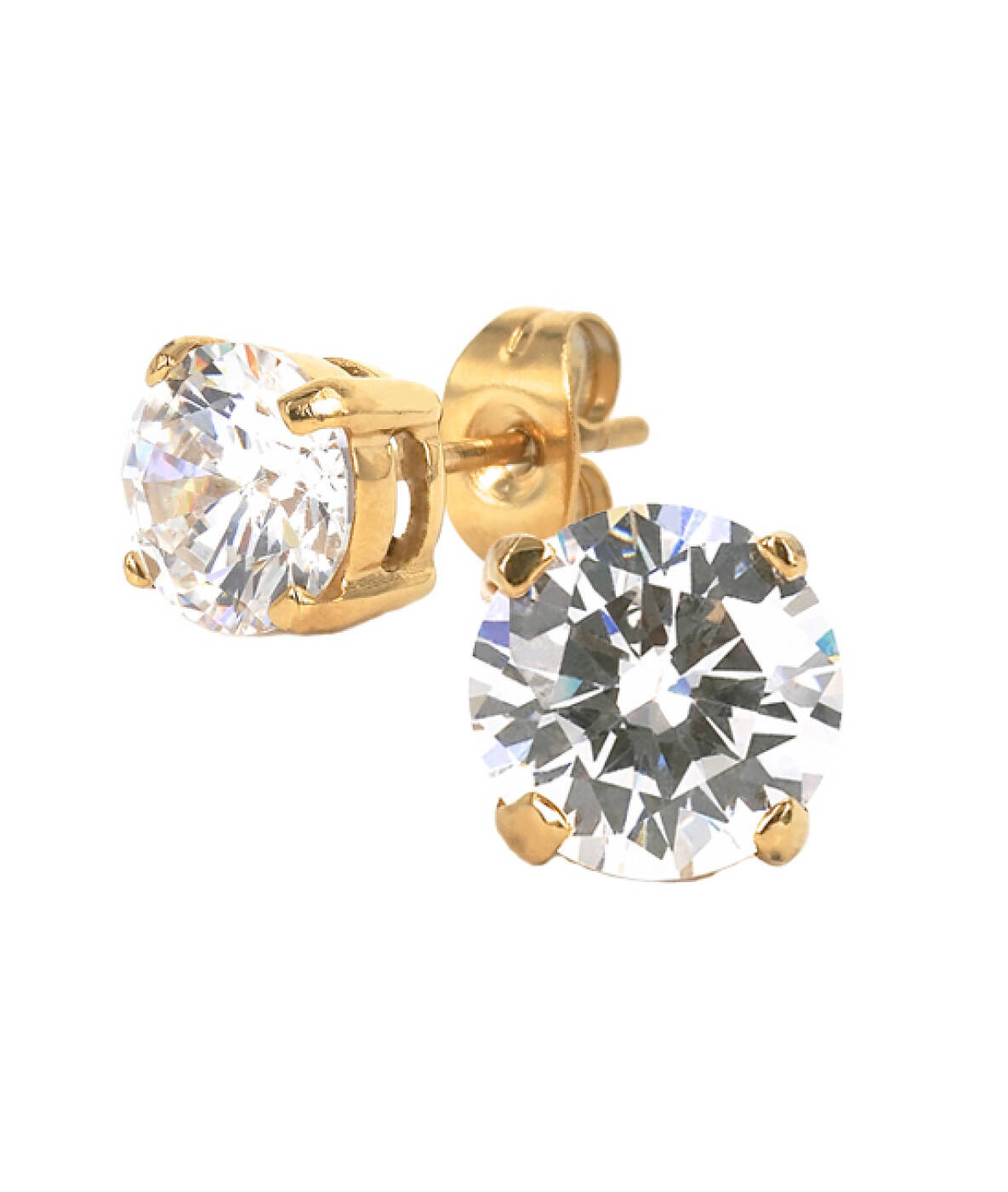 IDA 7 mm Oorbellen Goud/Kristal