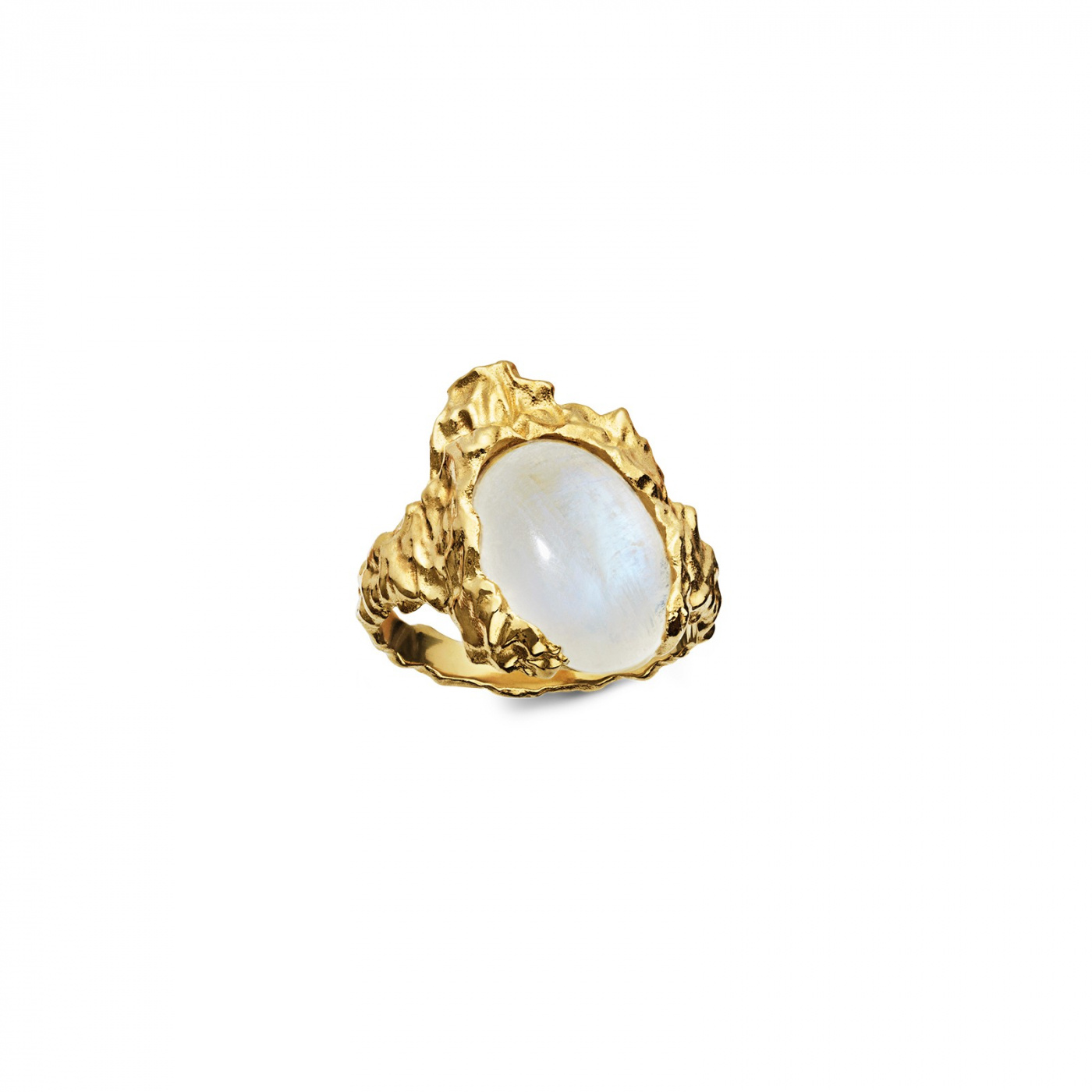 Goddess Ring Moonstone Goud 49
