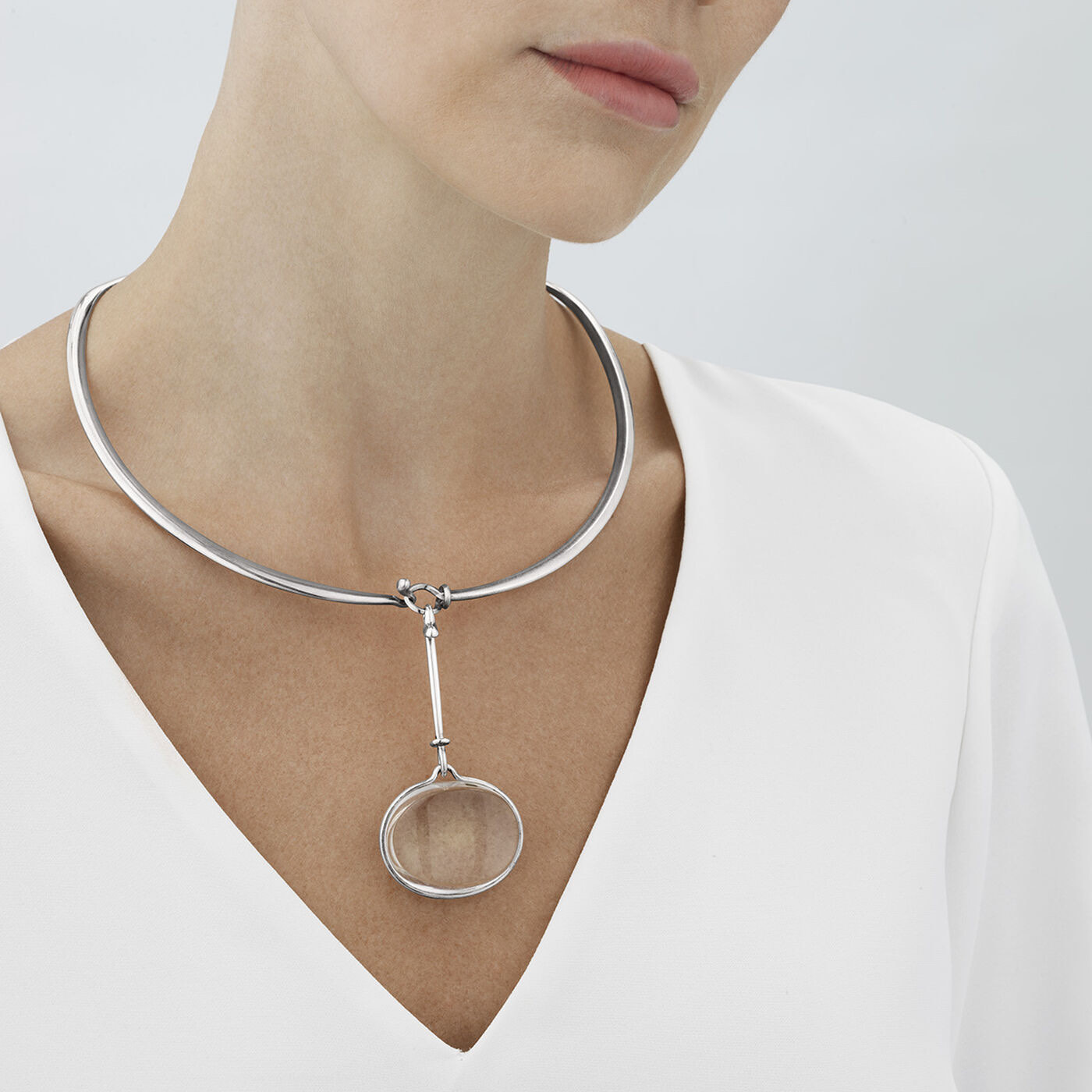 VIVIANNA DEW DROP Hanger Zilver ROCK CRYSTAL