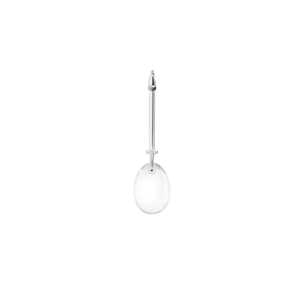 VIVIANNA DEW DROP Hanger Zilver ROCK CRYSTAL DIA 0.07CT