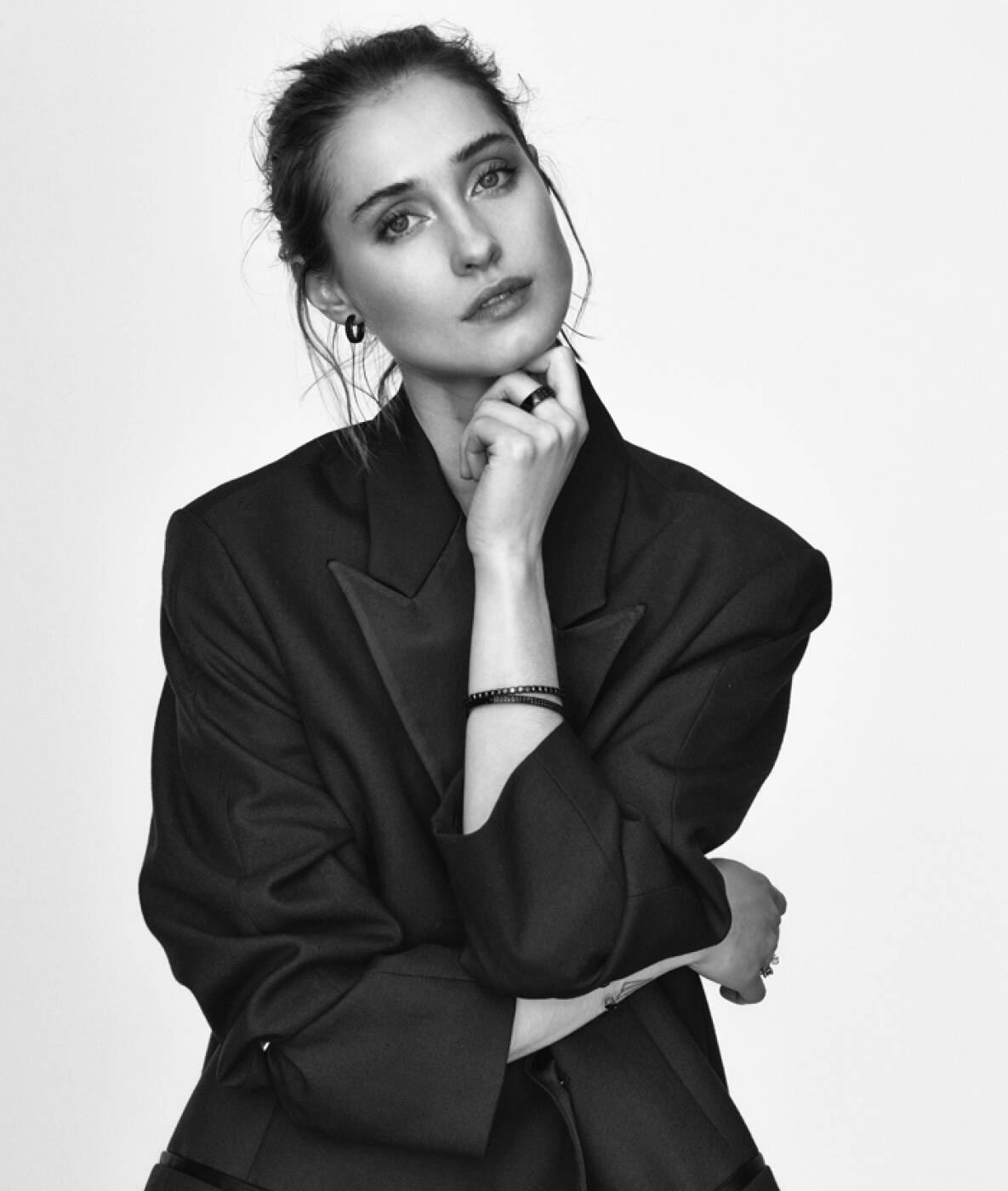 CLARISSA Oorbellen zwart