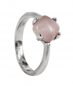 VICTORIA Staal/Rosa ring