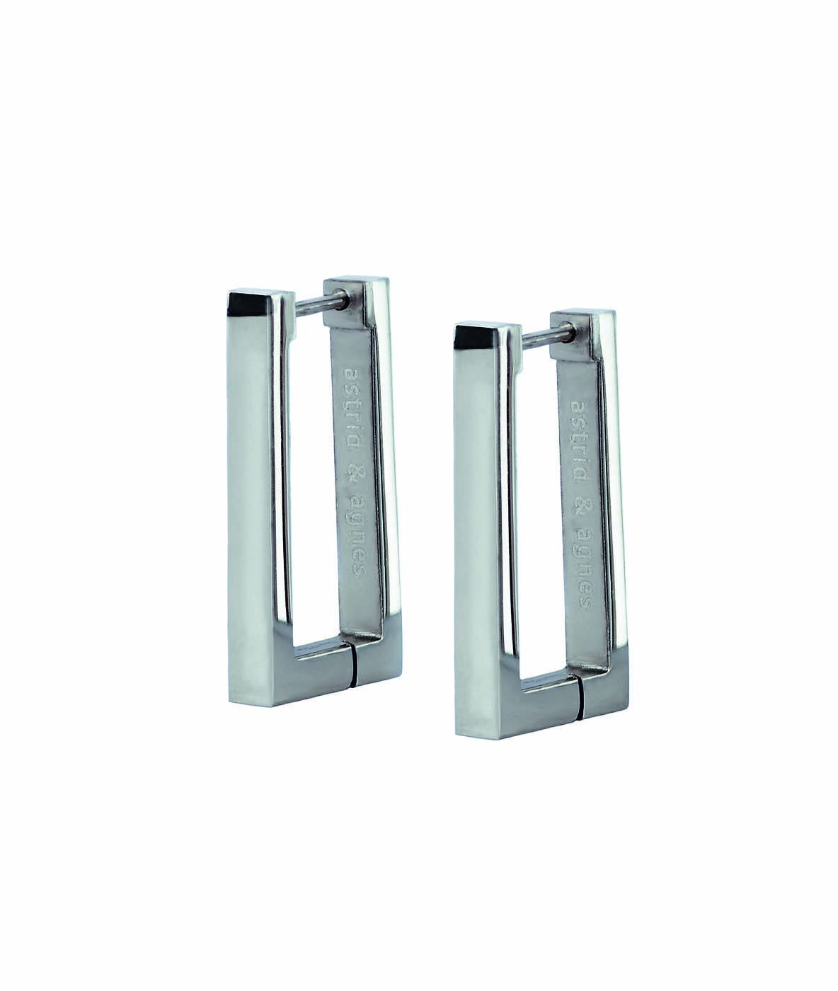 KATHY Long Oorbellen Staal