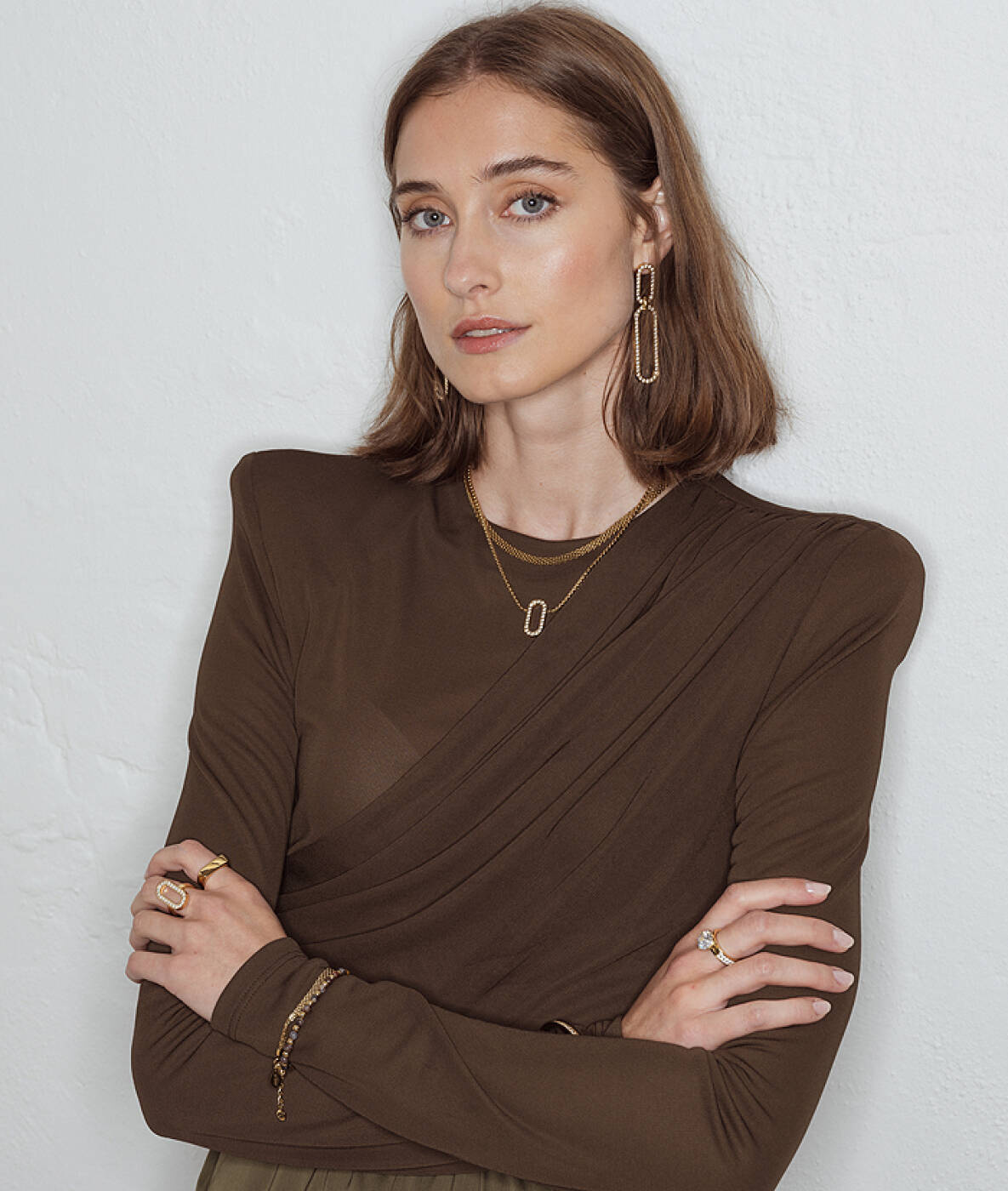 EXCELLENT Long Oorbellen Staal