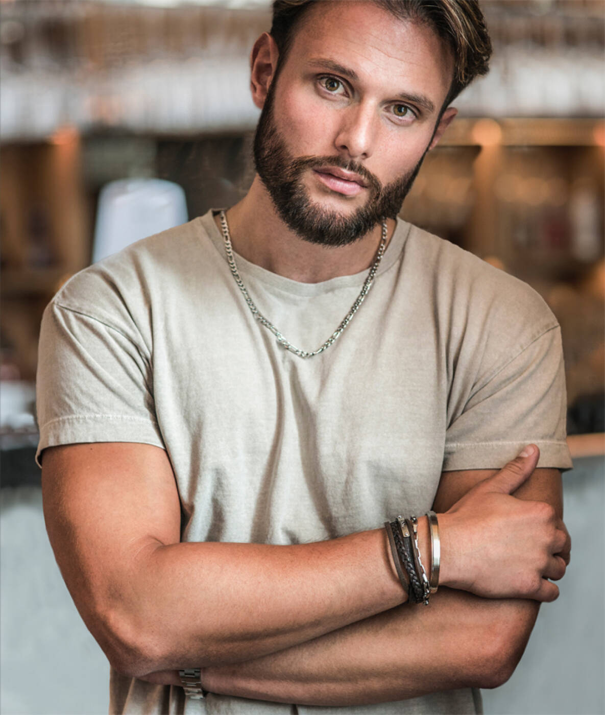 ICON Armbanden Bruint