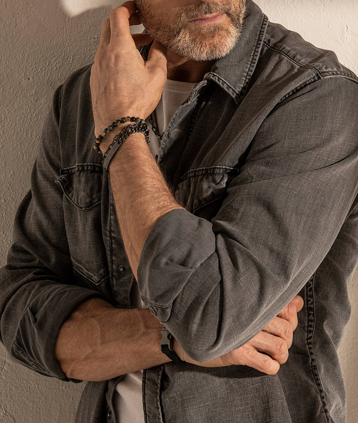 TOM Armbanden Gun Metal