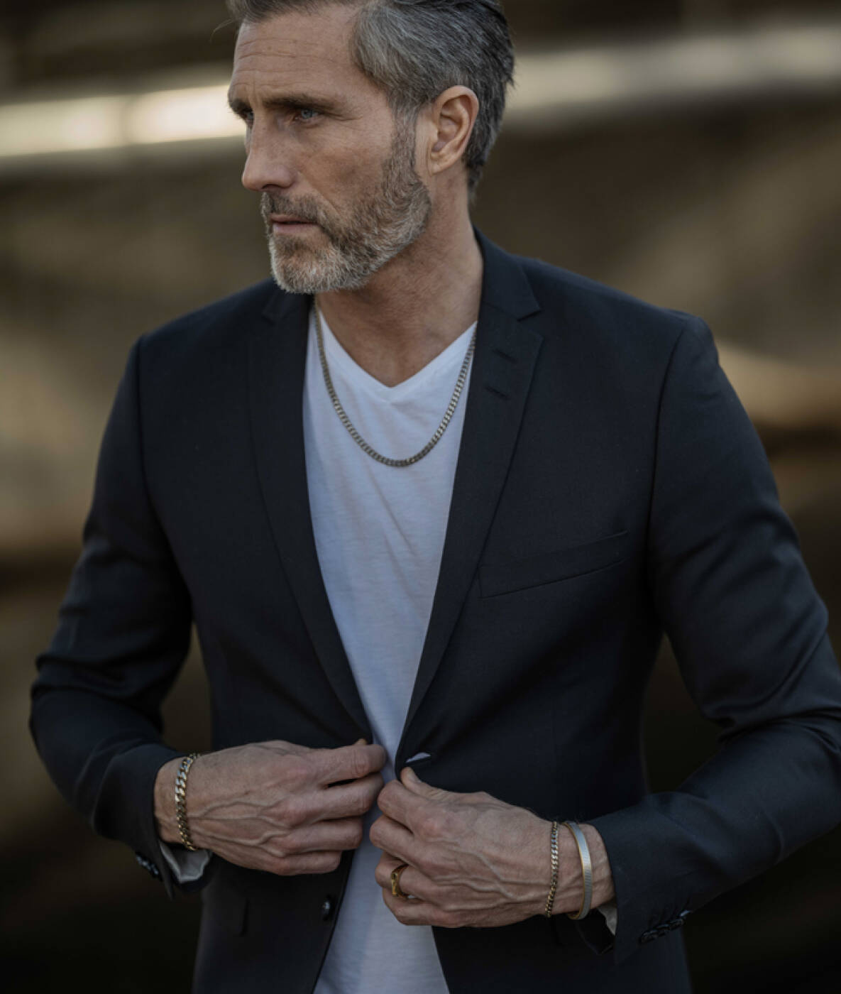 TEXAS Small Kettingen Staal/Goud