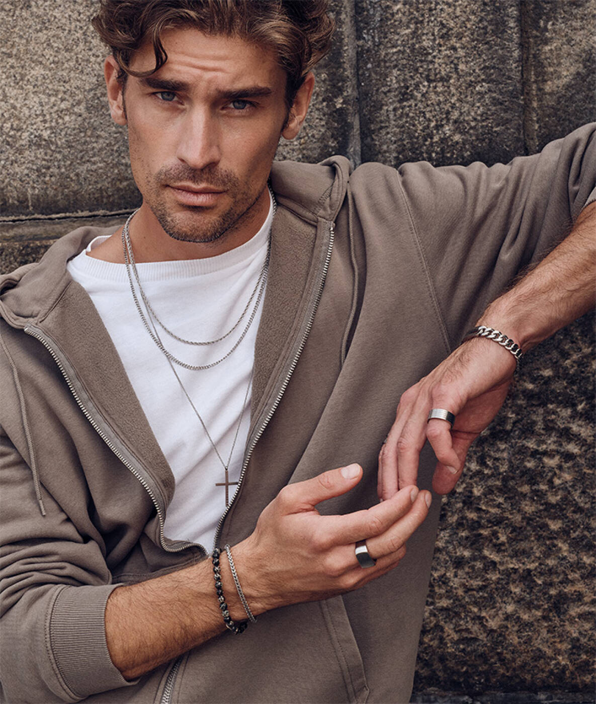 BENJAMIN Chain Armbanden Staal