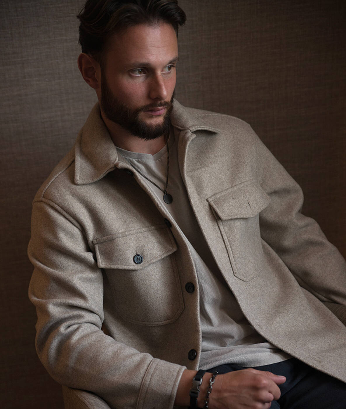 CHARLIE Kettingen Gun Metal