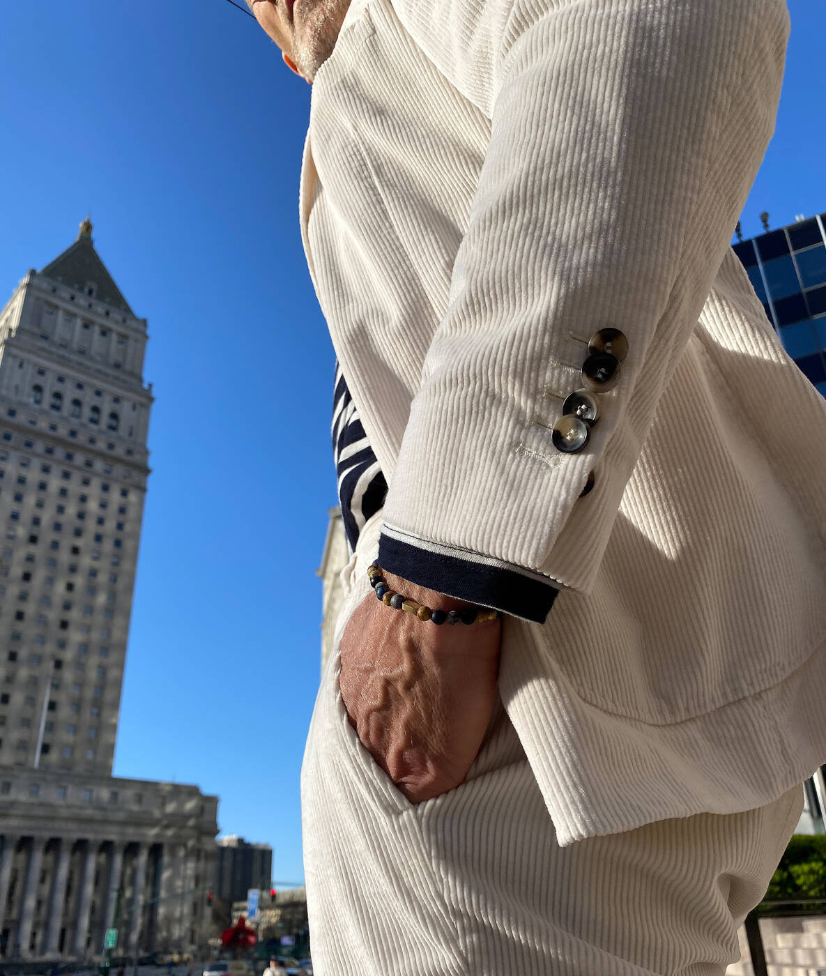 MIKE Armbanden Goud/blauw