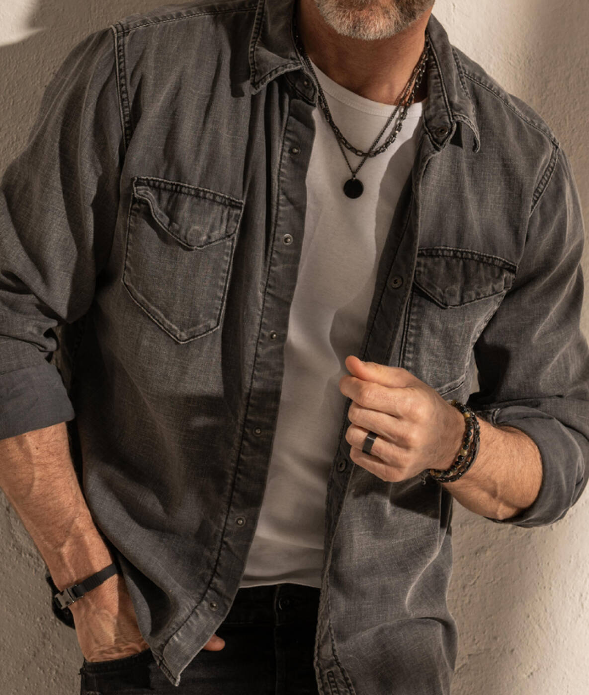 WALTER Gun Metal ring