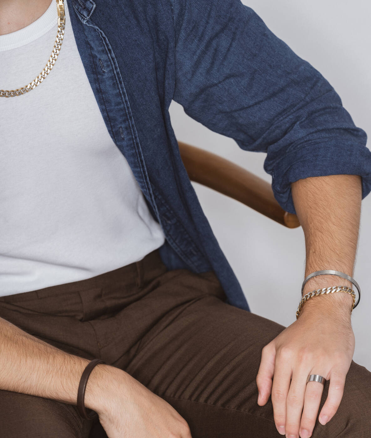 TEXAS Kettingen Staal/Goud