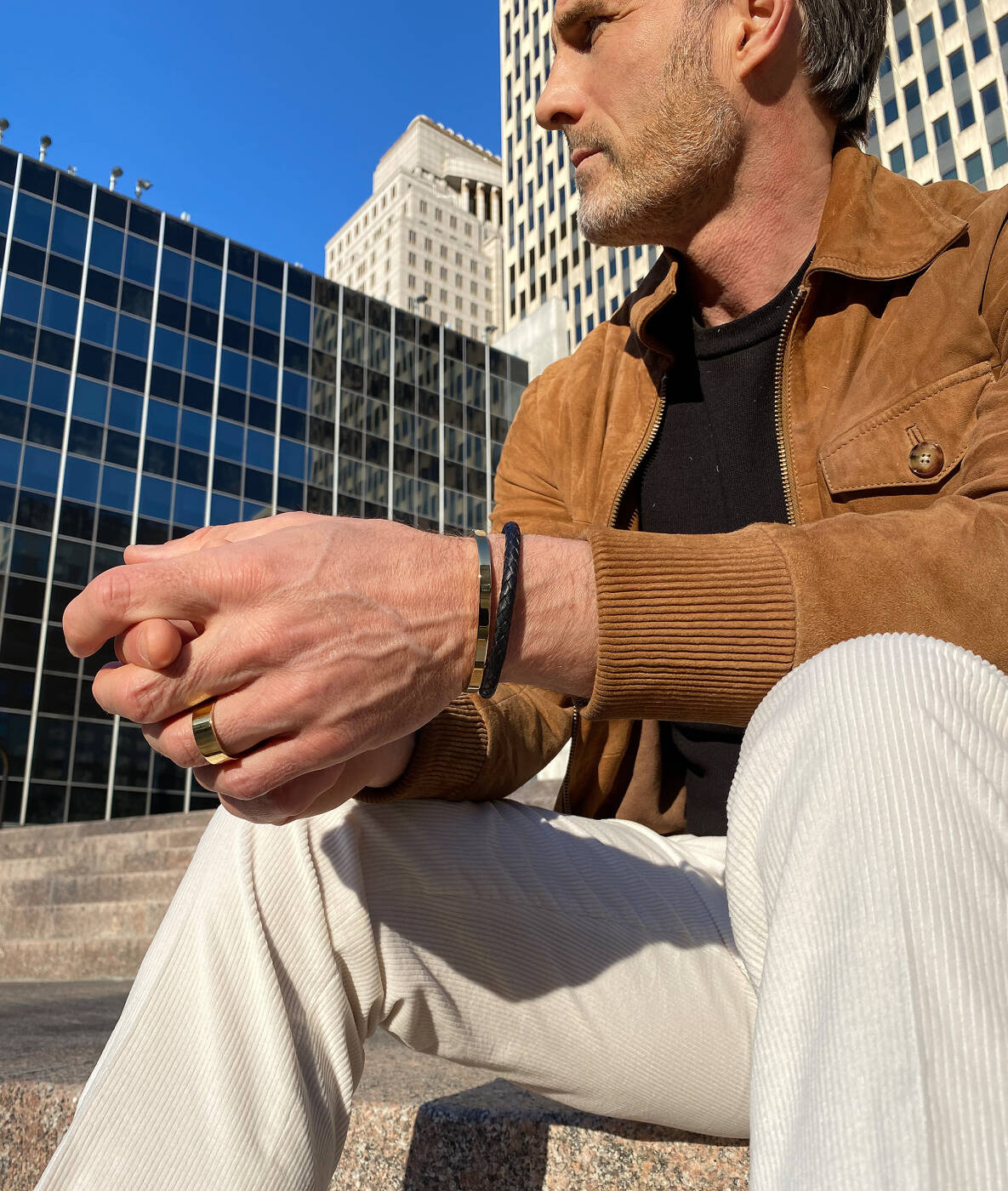 WALTER Blankt Goud ring