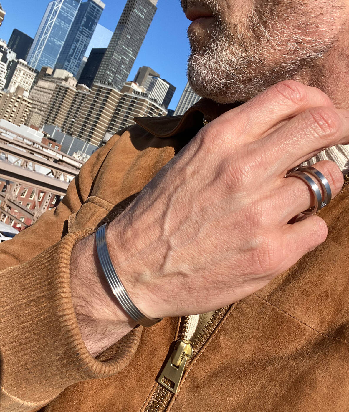 DAVE Bangle Armbanden Goud