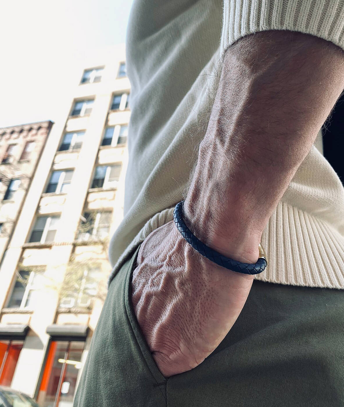 IZAR Armbanden Navy/Goud