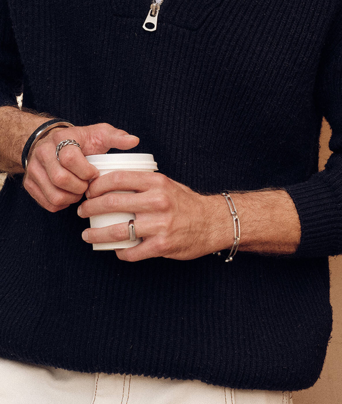 BENJAMIN Single Armbanden Goud