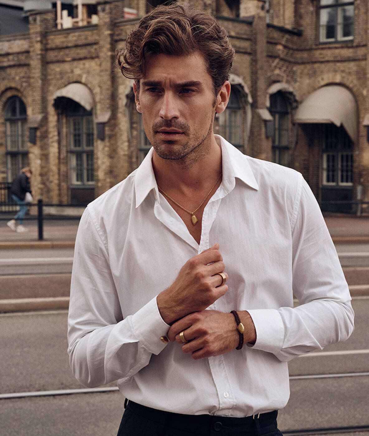 BROOKLYN Armbanden Goud/zwart