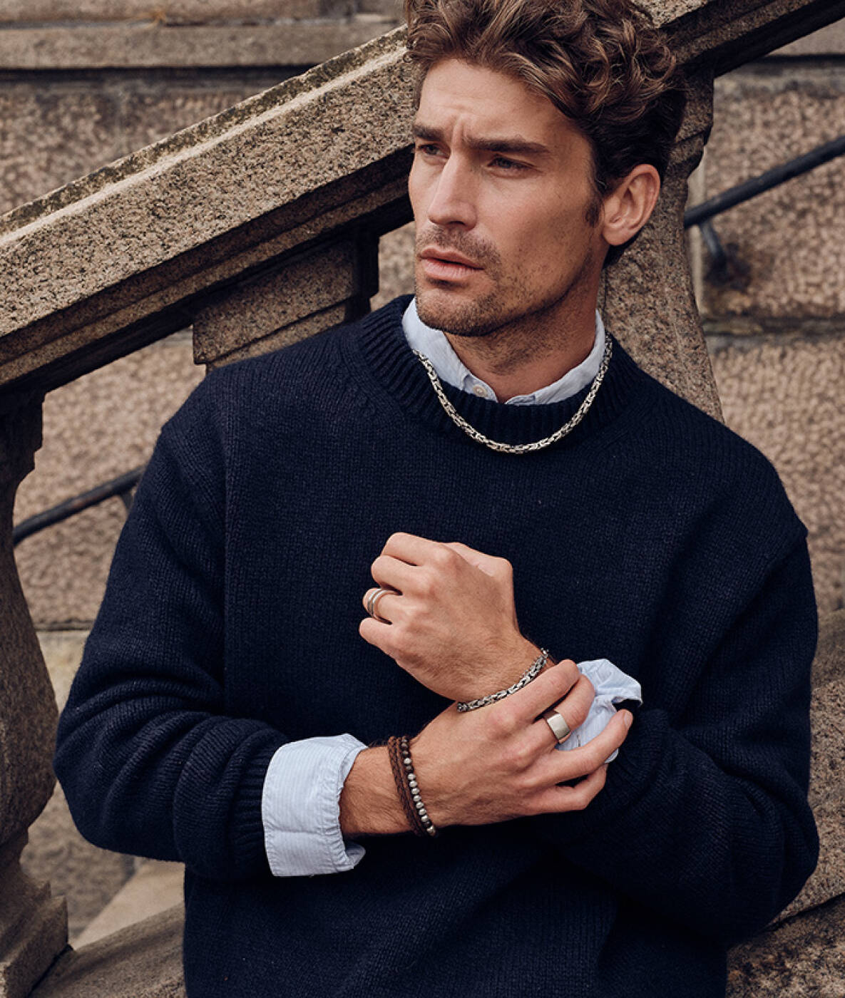 PHOENIX Armbanden Staal/Bruin