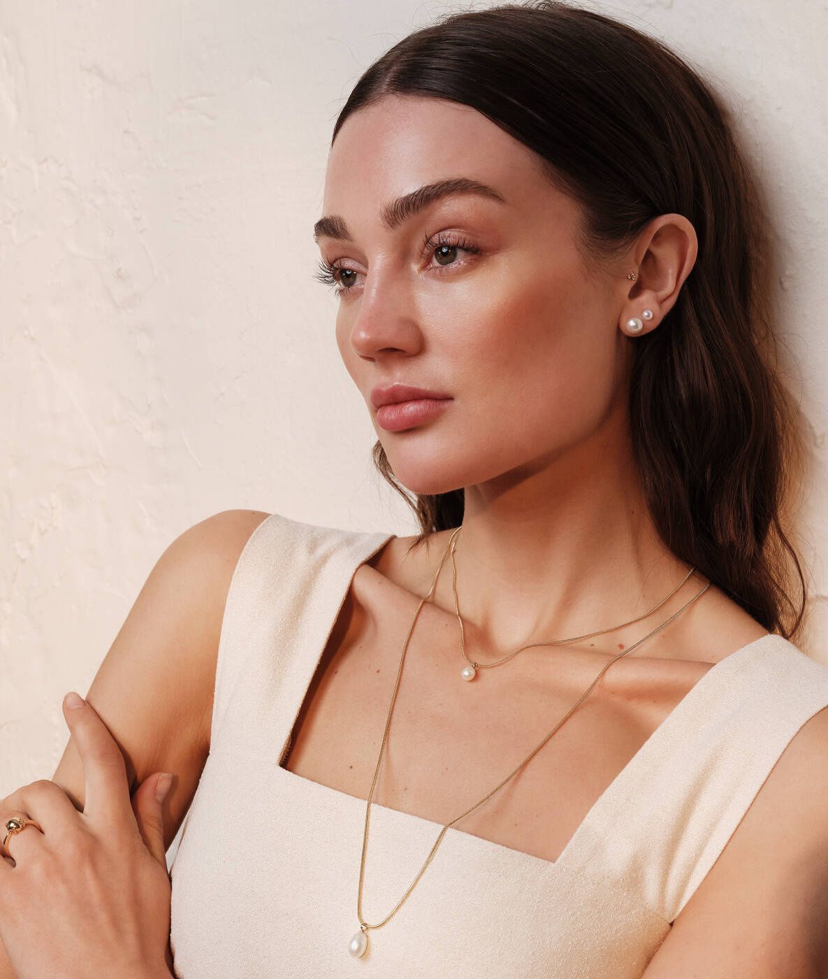 PALMA Stud Medium Oorbellen Staal