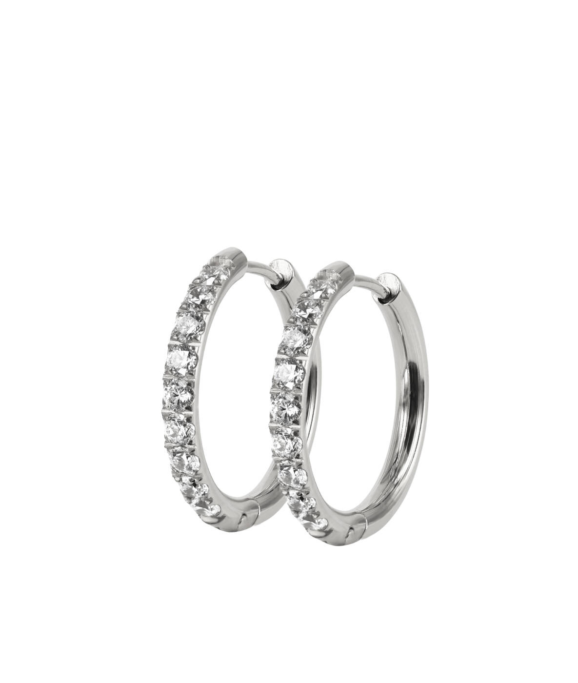 LUCY Large Oorbellen Staal