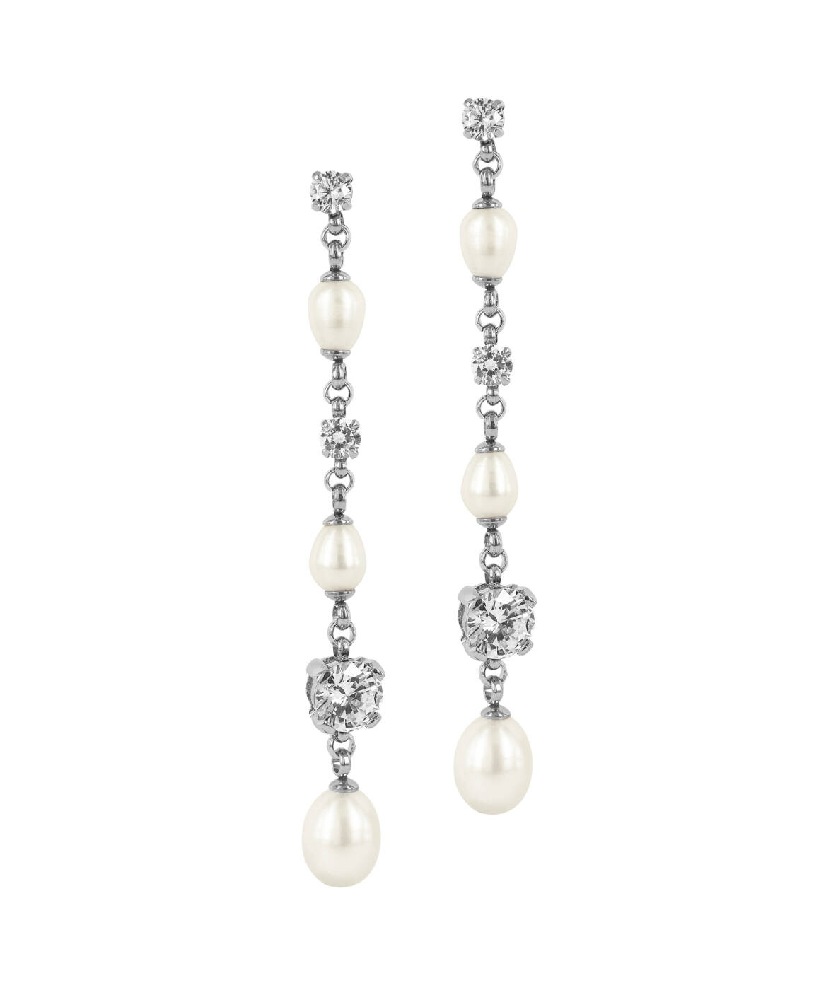 PATRICIA Long Oorbellen Staal