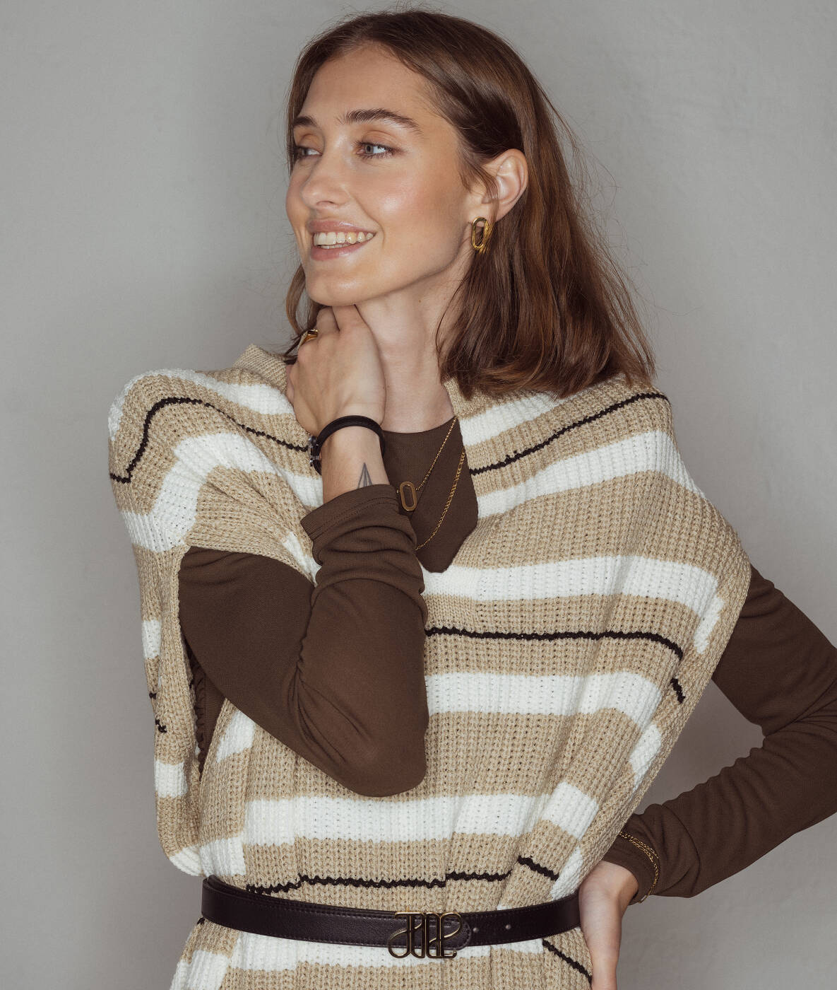 EXCELLENT Plain Oorbellen Goud