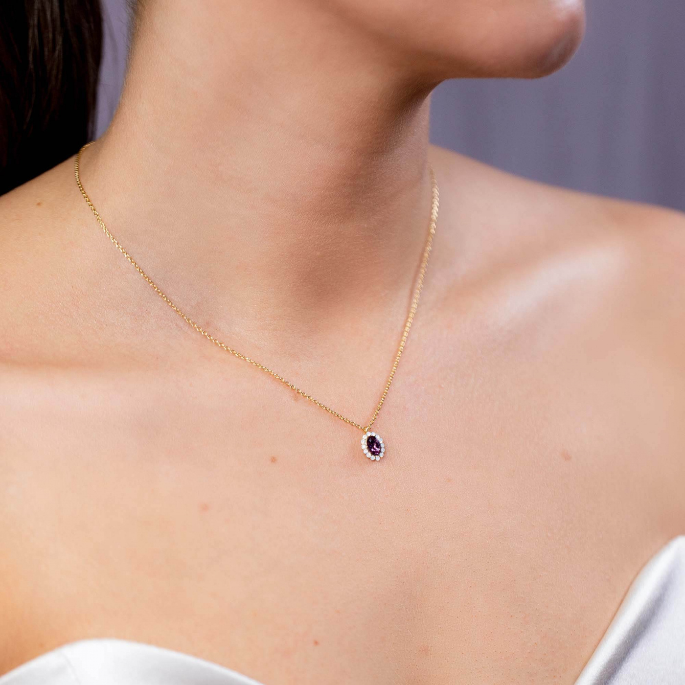 Petite Moon kettingen - Iris