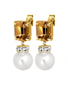 WALI SG GOLDEN - WHITE PEARL Earrings WALI SG GOLDEN - WHITE PEARL Earrings