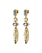 TENERE SG GOLDEN_GREY EARRINGS GOLD TENERE SG GOLDEN_GREY EARRINGS GOLD