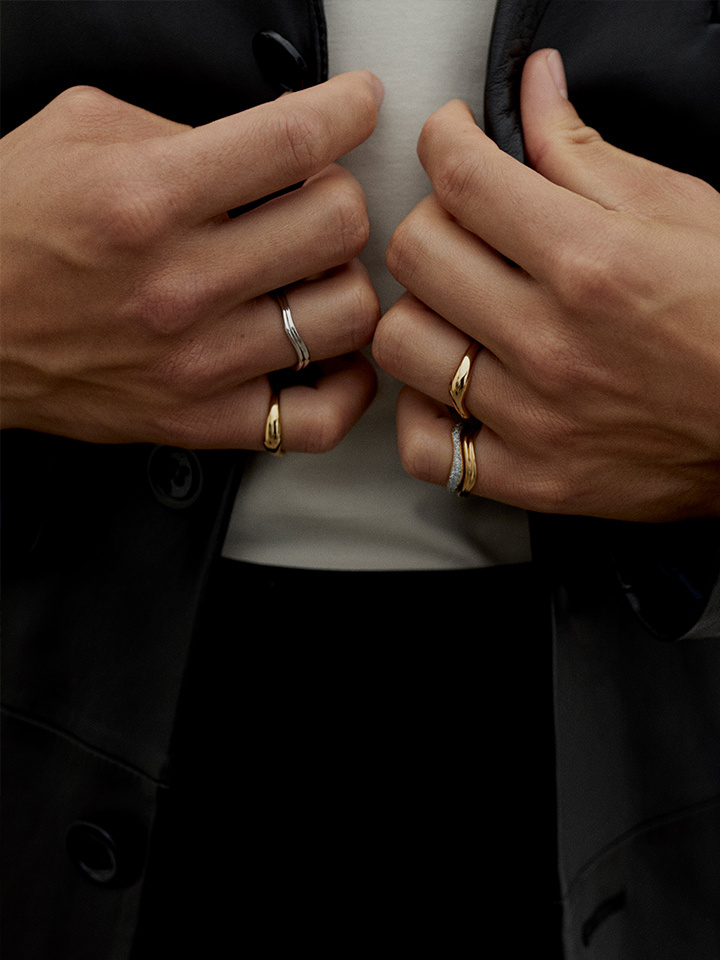 Vayu Ring Goldplated Silver