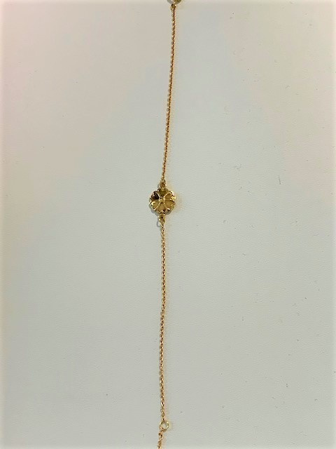 Uppland Armbanden 1 blomma goud 17+2 cm